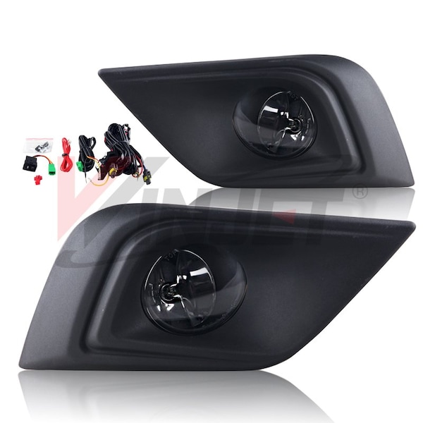 Winjet Fog Light - Clear Wiring Kit Included CFWJ-0469-C - main